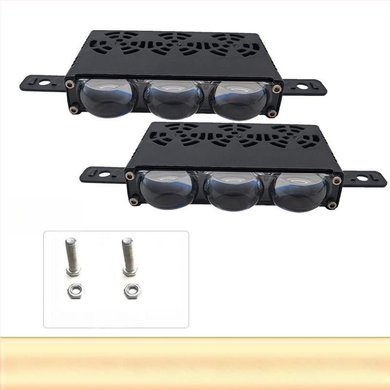 Autógrill LED világítás, XZ9 modell, alumínium, 12-36V, univerzális kompatibilitás