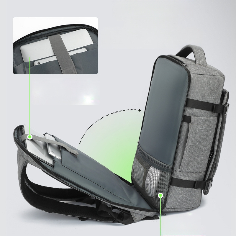 Rucsac Unisex din Oxford, rezistent la uzură, curele ușor curbate, compatibil cu laptop de 16 inch