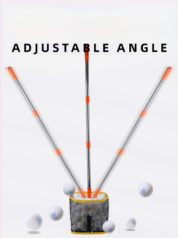 Stalo tenisa bumbiņu savācējs vairāku bumbu treniņiem, tērauda korpuss, 1,2 kg, liela ietilpība, iekštelpām