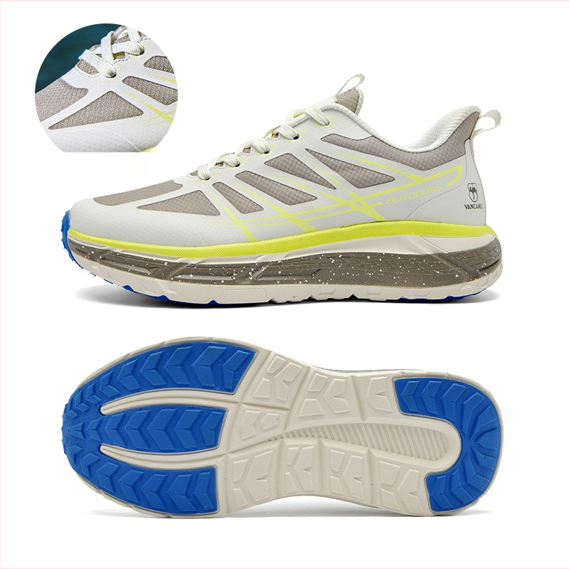 Āra ikdienas sporta apavi – elpojoši, viegli, pretslīdoši; augšdaļa no tīkla, zole MD, šņorēšana, apaļš purns, vidēja papēža augstums