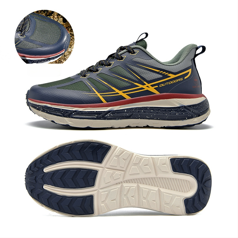 Āra ikdienas sporta apavi – elpojoši, viegli, pretslīdoši; augšdaļa no tīkla, zole MD, šņorēšana, apaļš purns, vidēja papēža augstums