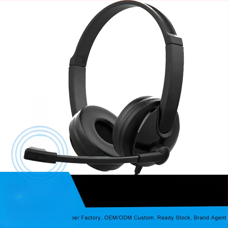 Vadu austiņu komplekts ar mikrofonu, USB savienojums, frekvenču diapazons 20–20 kHz, pretestība 32 Ω, jutība 98 dB