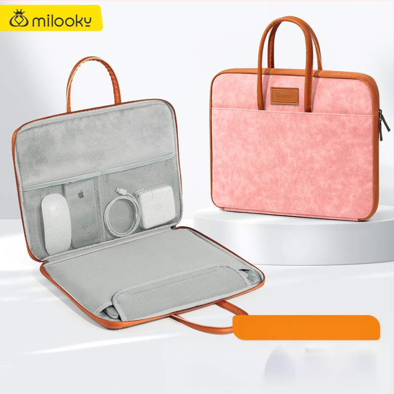 Τσάντα για φορητό υπολογιστή από PU δέρμα, αδιάβροχη, αστικός μινιμαλιστικός σχεδιασμός, μάρκα Coldplay, επένδυση πολυεστέρα