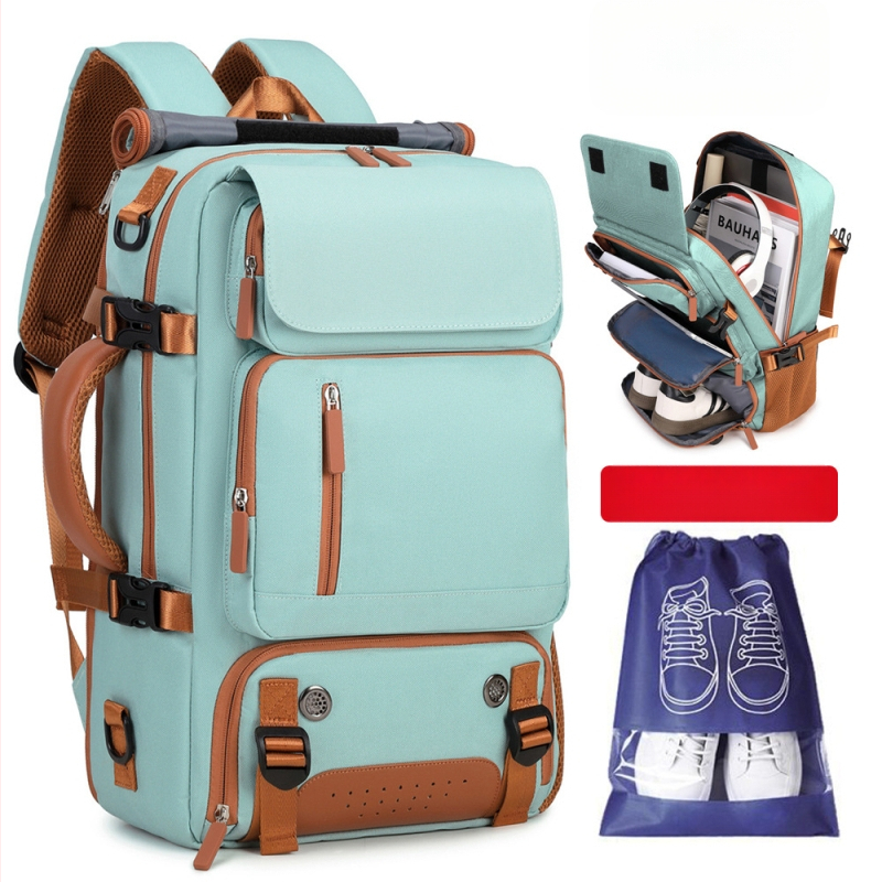 Unisex kelioninė kuprinė didelės talpos, skirta 16 colių nešiojamam kompiuteriui, Oxford audinys, išlenkti peties dirželiai