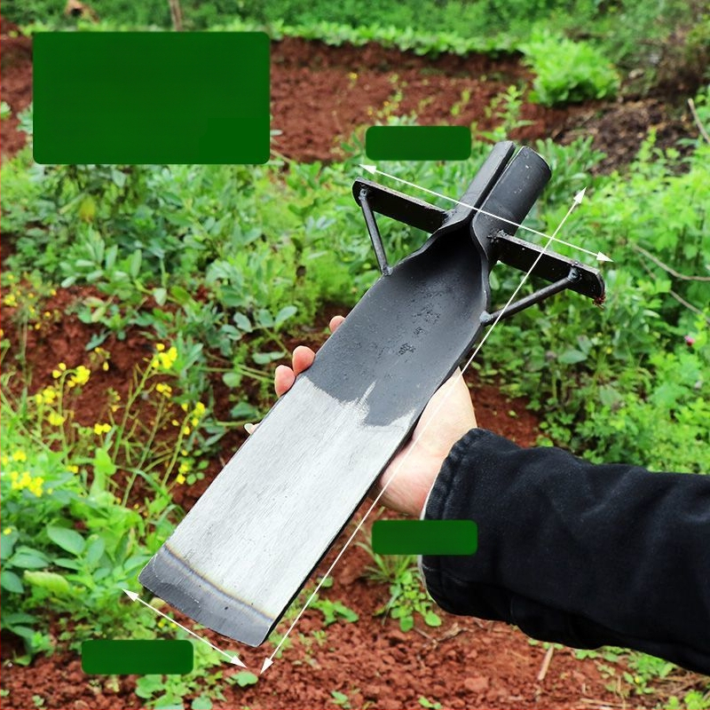 Mangāna tērauda lāpsta koku rakšanai, trīs daļu transplantācijas rīku komplekts