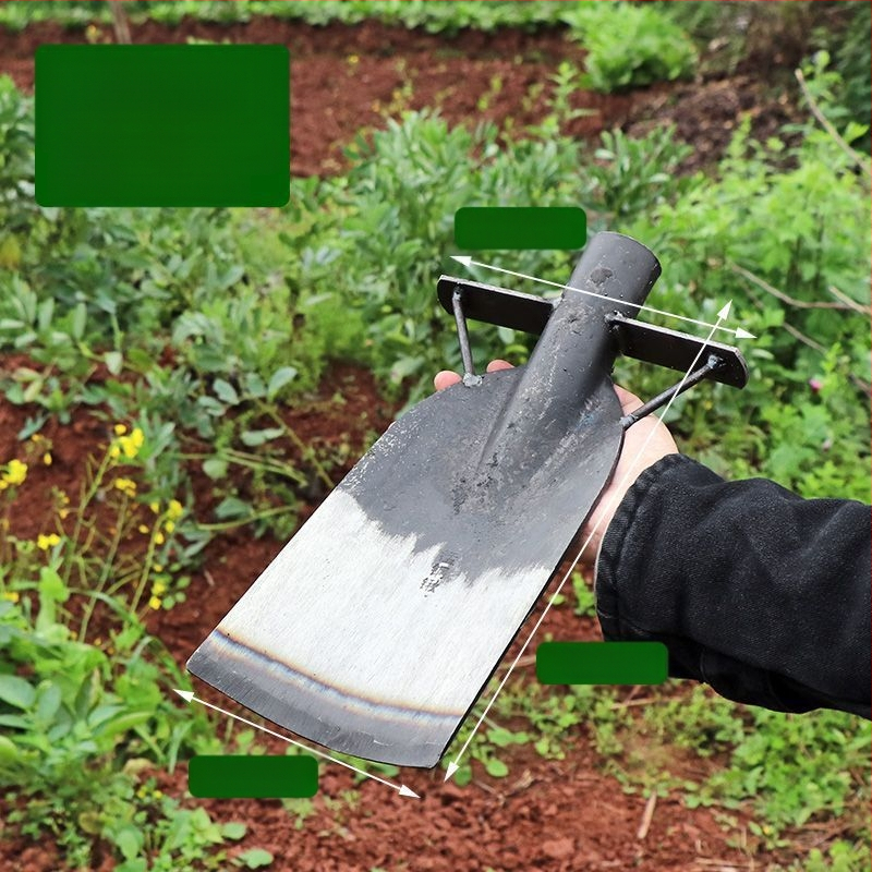 Mangāna tērauda lāpsta koku rakšanai, trīs daļu transplantācijas rīku komplekts