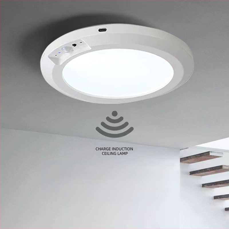 Griestu LED luktura ar cilvēka ķermeņa noteikšanas sensoru, pārklājums 5–10 m², spriegums ≤36V