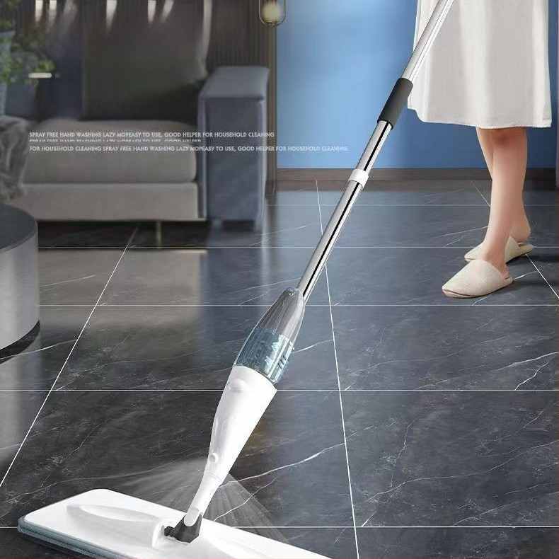 Spray mop za pod — suho i mokro čišćenje, dvostruka upotreba, izdržljiv, novi dizajn, 500 ml, bez mirisa, kutija 50 kom.