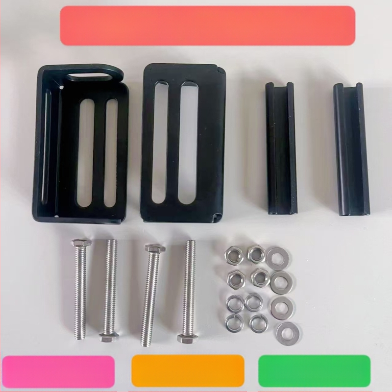 Universālais metāla pastiprinājuma stiprinājums automašīnas radiatora režģim (slēgta uzstādīšana, izturīgs pret koroziju, saderīgs ar LED lukturiem)