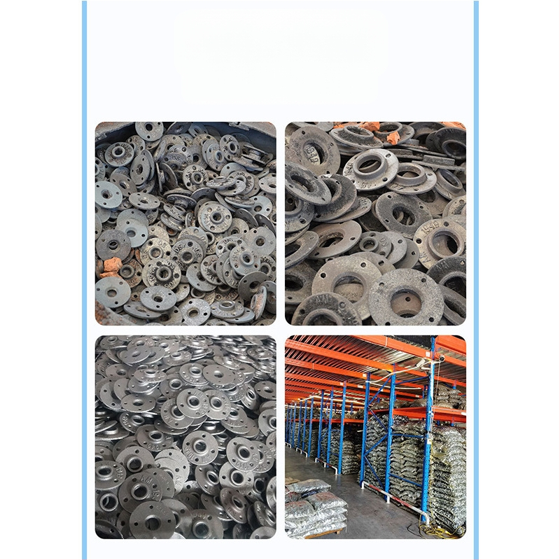 Dzelzs flanšes plāksne ūdensvadu pamatiem, DN15/DN20/DN25, flanšu diametrs 4/6 vai 1 collas