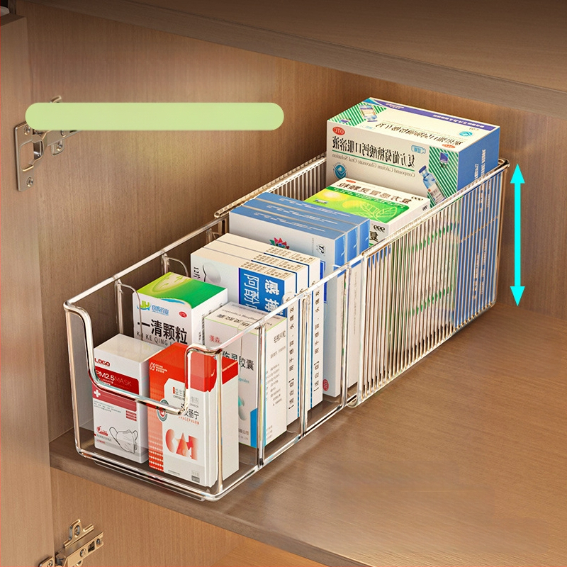 Kutija za lijekove, PET kutija s pretincima, plastika, bez poklopca