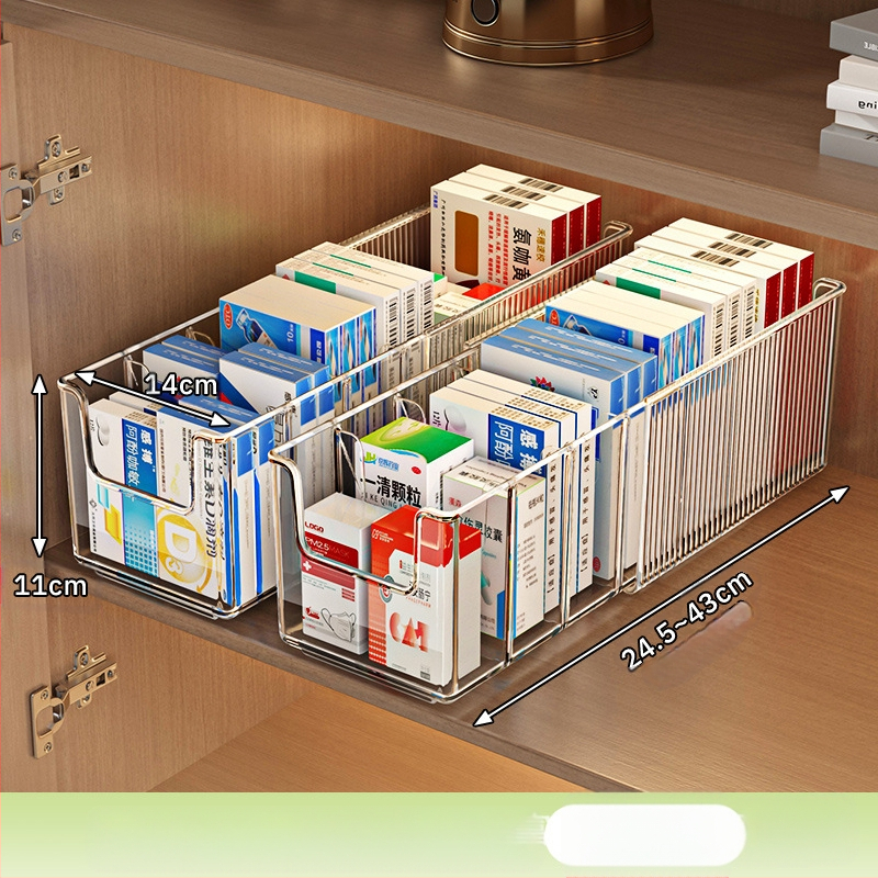 Kutija za lijekove, PET kutija s pretincima, plastika, bez poklopca