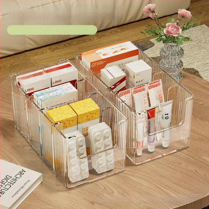 Kutija za lijekove, PET kutija s pretincima, plastika, bez poklopca