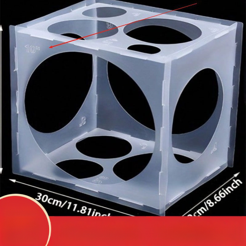 Kutija za mjerenje balona s 11 rupa, PVC, dekor prostora za vjenčanja i zabave