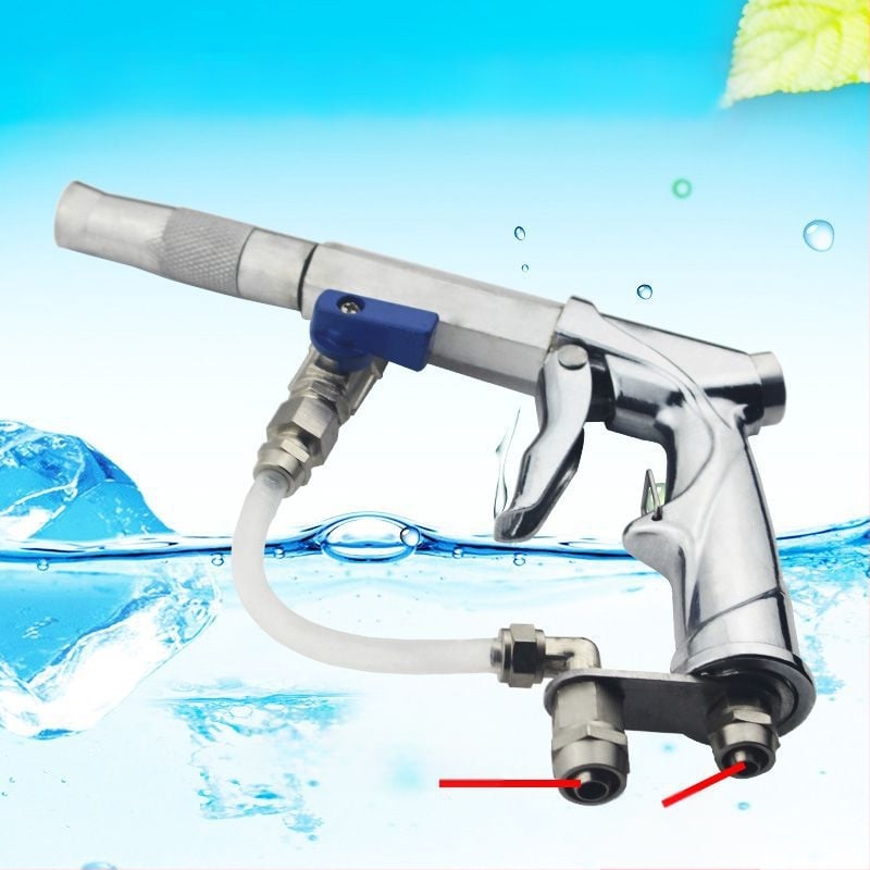 Wangchi dvostruko korištenje pištolj za čišćenje zrak-voda visokotlačni za pranje automobila, ABS glava pištolja, dvostruka cijev