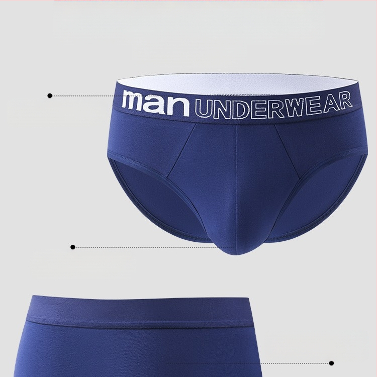 Vīriešu kokvilnas apakšveļa ar vidējo jostu, antibakteriāla, kokvilnas cirkšņa odere, pavasaris 2025