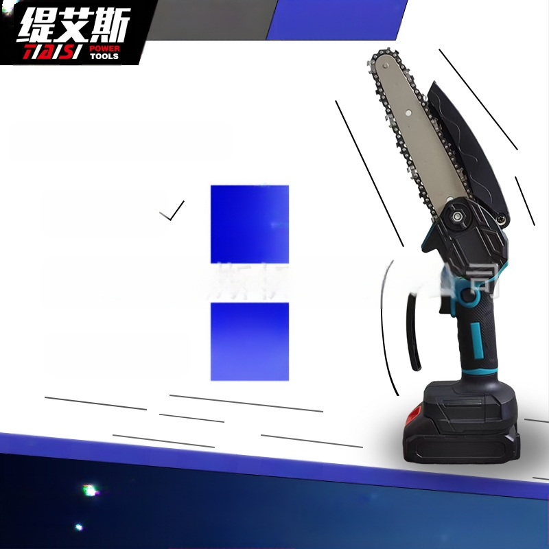 Elektriskais ķēdes zāģis, bezvadu, rokas, augstas jaudas (21V Li‑ion baterija, zāģa ķēdes materiāls: tērauds, sprieguma diapazons: AC vienfāzes un DC ≤ 50V)