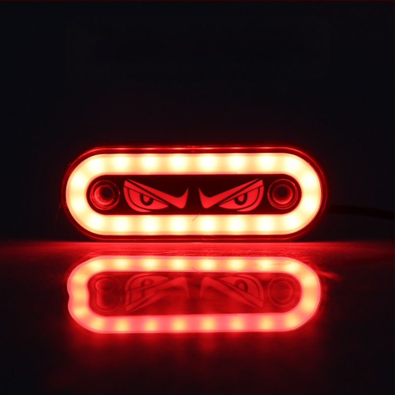 Demon Eye teherautó oldalsó lámpa (ND, ABS, 12–24V, ND565214, teherautó utánfutó)