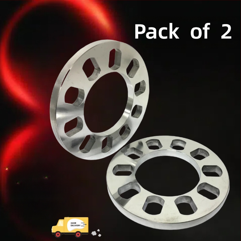 TIROL aliuminio lydinio ratų hub flanšas — 5 ir 4 skylės, storis 12 mm, pritaikymas galimas