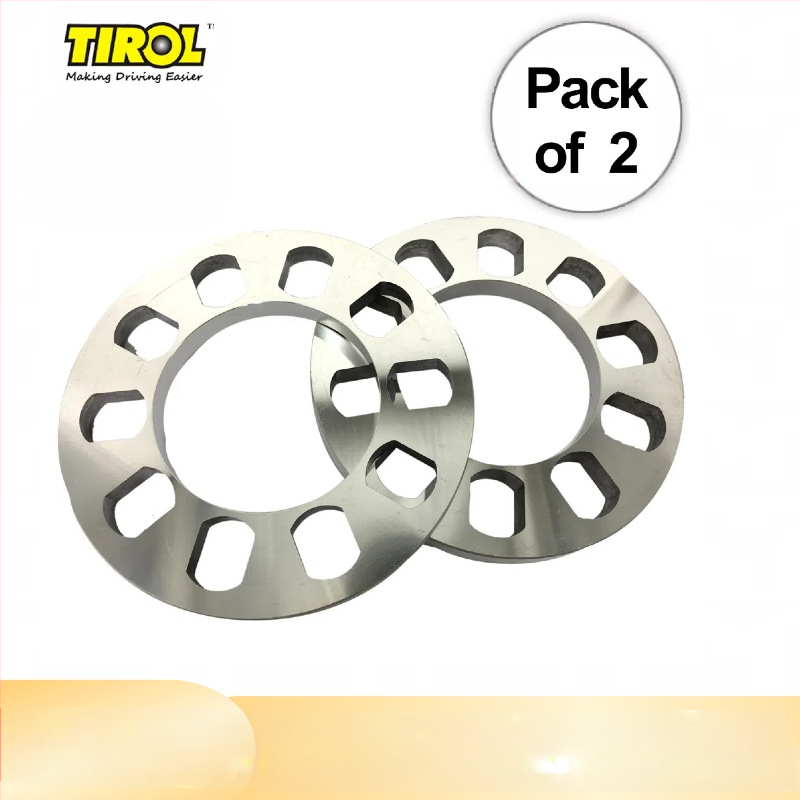 TIROL aliuminio lydinio ratų hub flanšas — 5 ir 4 skylės, storis 12 mm, pritaikymas galimas