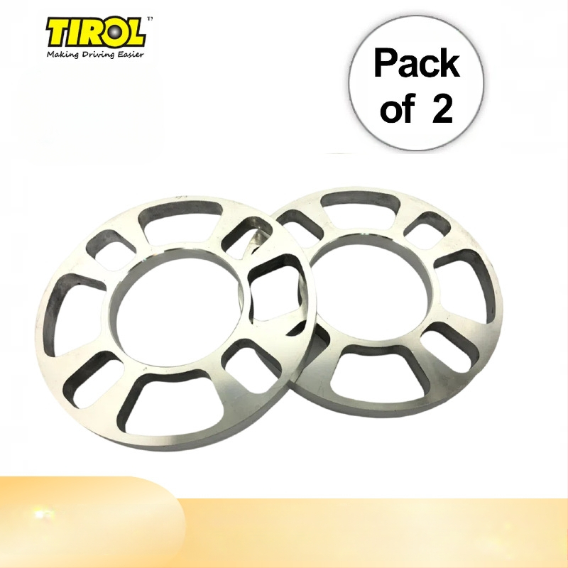 TIROL aliuminio lydinio ratų hub flanšas — 5 ir 4 skylės, storis 12 mm, pritaikymas galimas