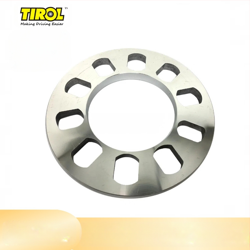 TIROL aliuminio lydinio ratų hub flanšas — 5 ir 4 skylės, storis 12 mm, pritaikymas galimas