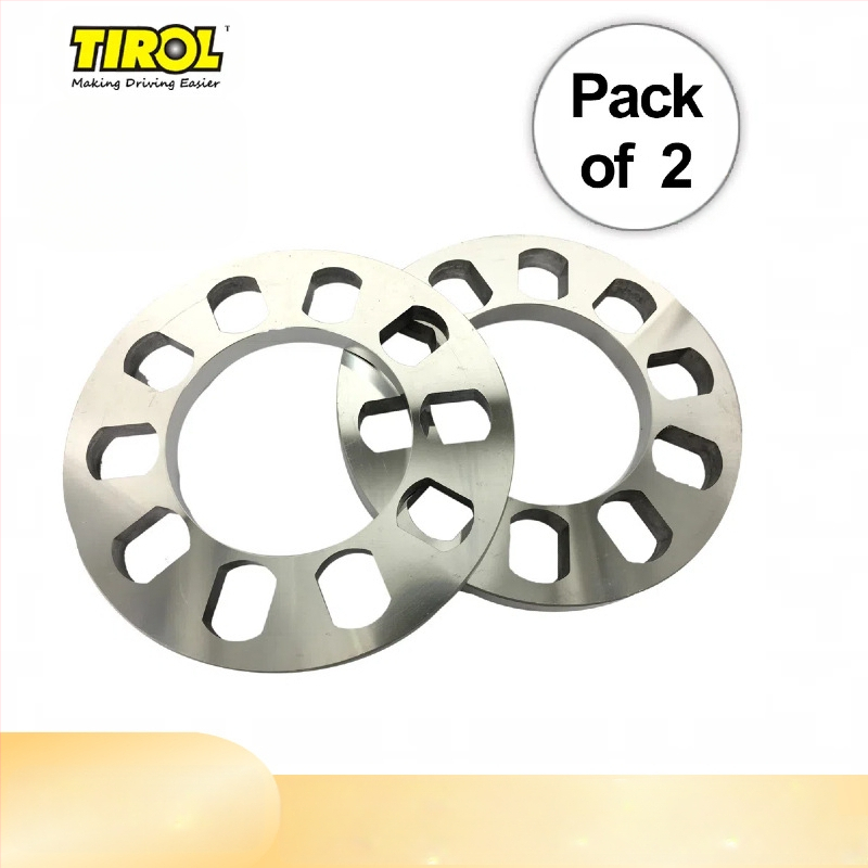 TIROL aliuminio lydinio ratų hub flanšas — 5 ir 4 skylės, storis 12 mm, pritaikymas galimas