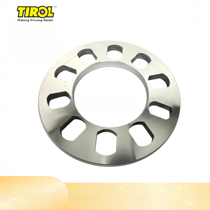 TIROL aliuminio lydinio ratų hub flanšas — 5 ir 4 skylės, storis 12 mm, pritaikymas galimas