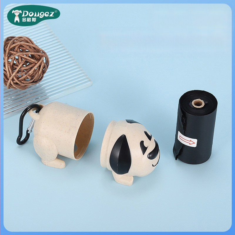 Kutya ürülék zacskó adagoló rajzolt dizájnnal, műanyagból, 200 zacskó a dobozban, Dogus márka, kód AL710725268912