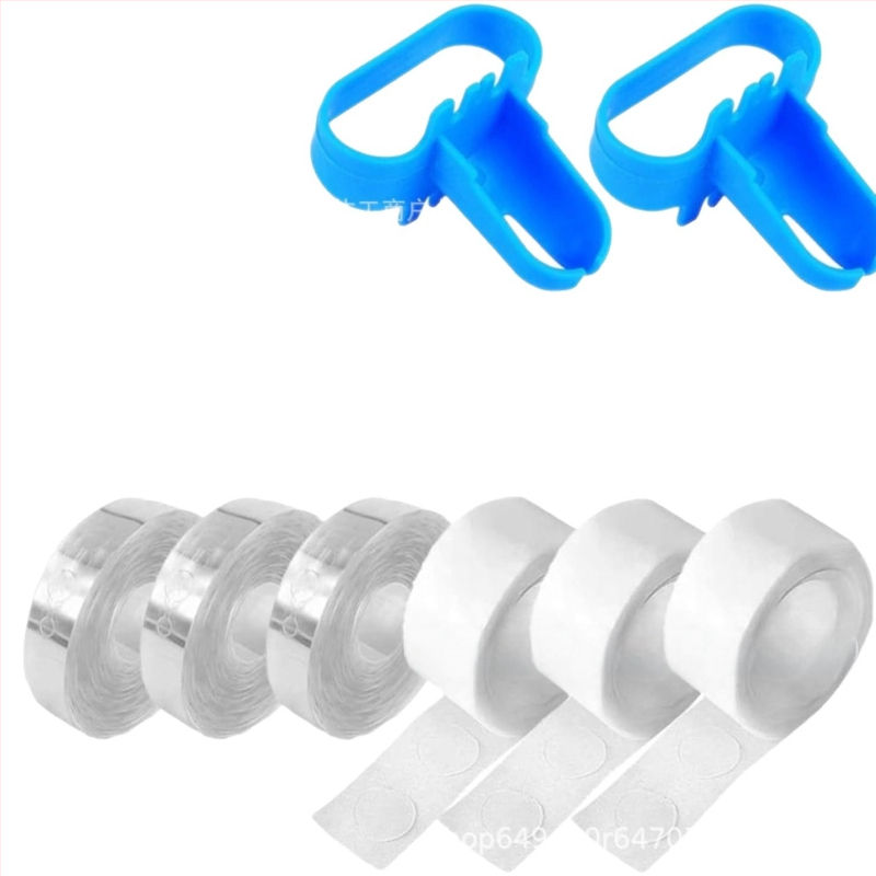 Set dopunila za balone za uređenje prostora: zaveži, lančići, točkice, trake i klipse s cvjetnim motivom • Plastika • Stil modernog minimalizma, svečani stil • Pogodno za vjenčanja i događaje