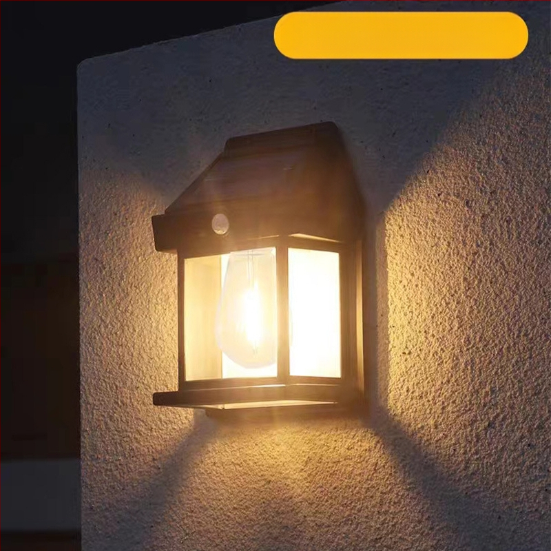 Pret sienas luktura ar volframa diegu ārējai lietošanai - IP65, 1W, 2.4V, GB-39, >36h