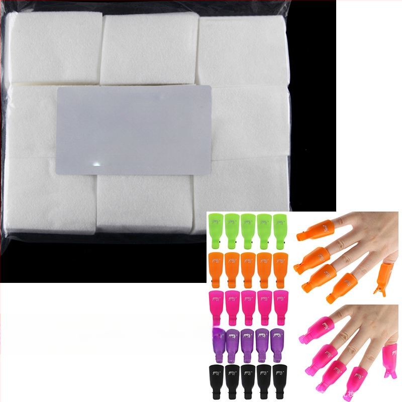 Nagu lakas noņemšanas klipu komplekts ar gel remover komplektu – Guangzhou Xiangrun zīmols, izcelsme Zhengzhou, nagu kopšanas instrumentu komplekts