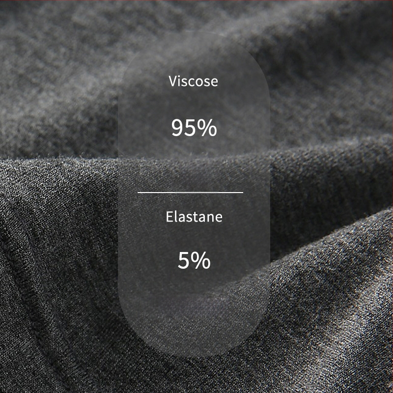 Muške bokserice s prozračnom viskoznom tkaninom, pleteni materijal, srednja visina struka, natpis s slovima