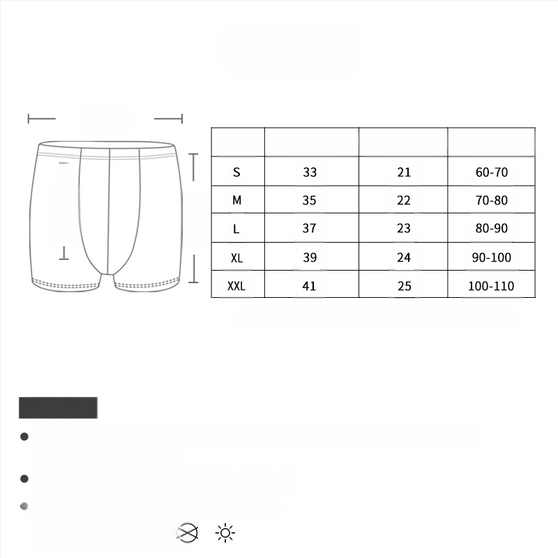 Muške bokserice s prozračnom viskoznom tkaninom, pleteni materijal, srednja visina struka, natpis s slovima