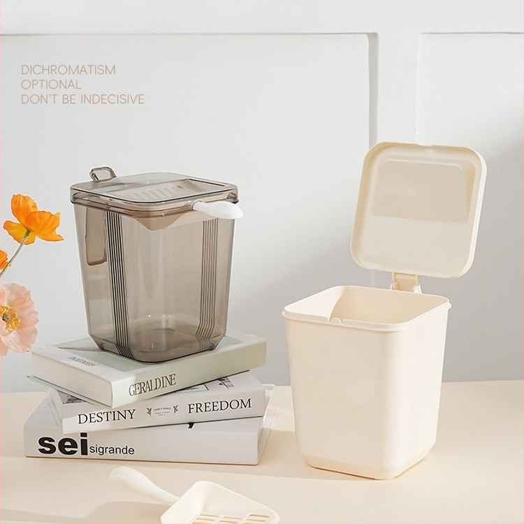 Pārvietojams kaķu smilšu trauks ar daudzfunkcionālu dizainu, PP materiāls, nav importēts, bez zīmola