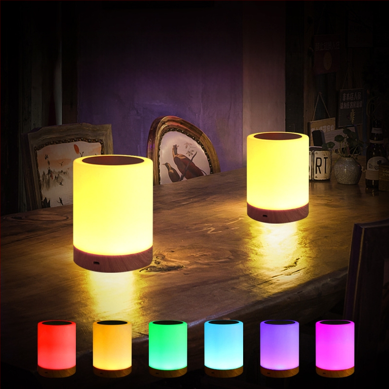 Nakts gaisma ar iebūvētu bateriju, stikla abažūrs, pogas slēdzis, gudra vadība, spriegums ≤36V