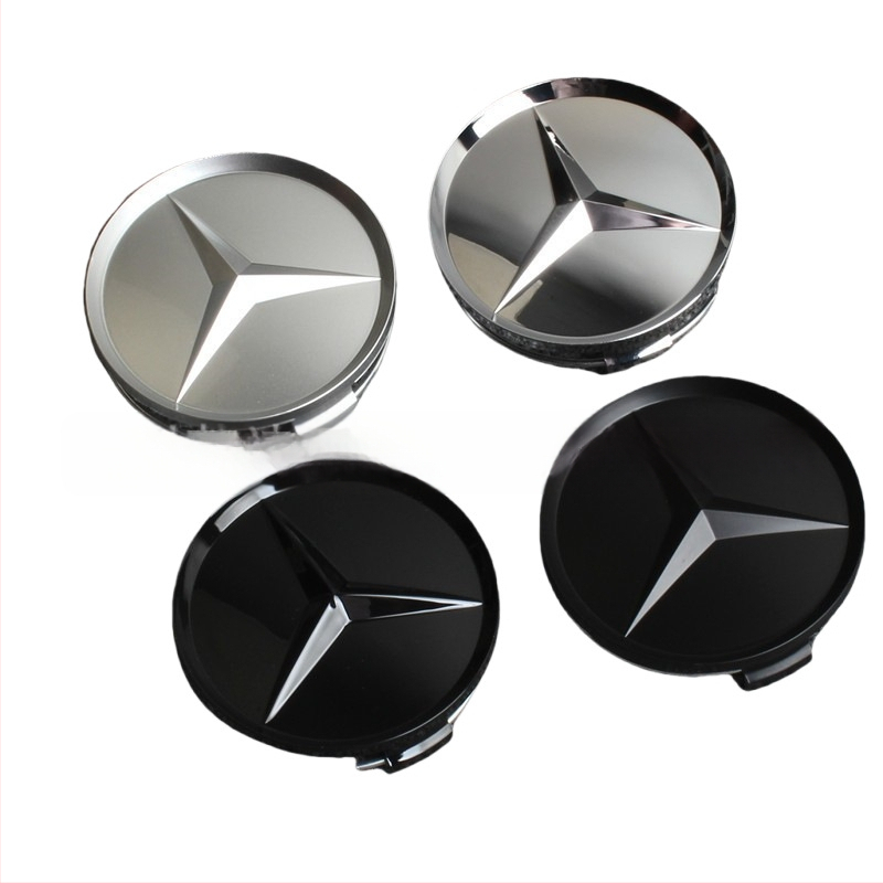 Mercedes-Benz ratų centrinis dangtelis – ABS – suderinama su C18, C200, E260, E300, S350, ML350