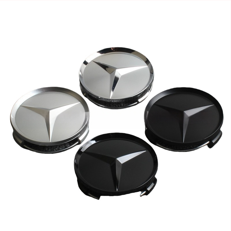 Mercedes-Benz ratų centrinis dangtelis – ABS – suderinama su C18, C200, E260, E300, S350, ML350