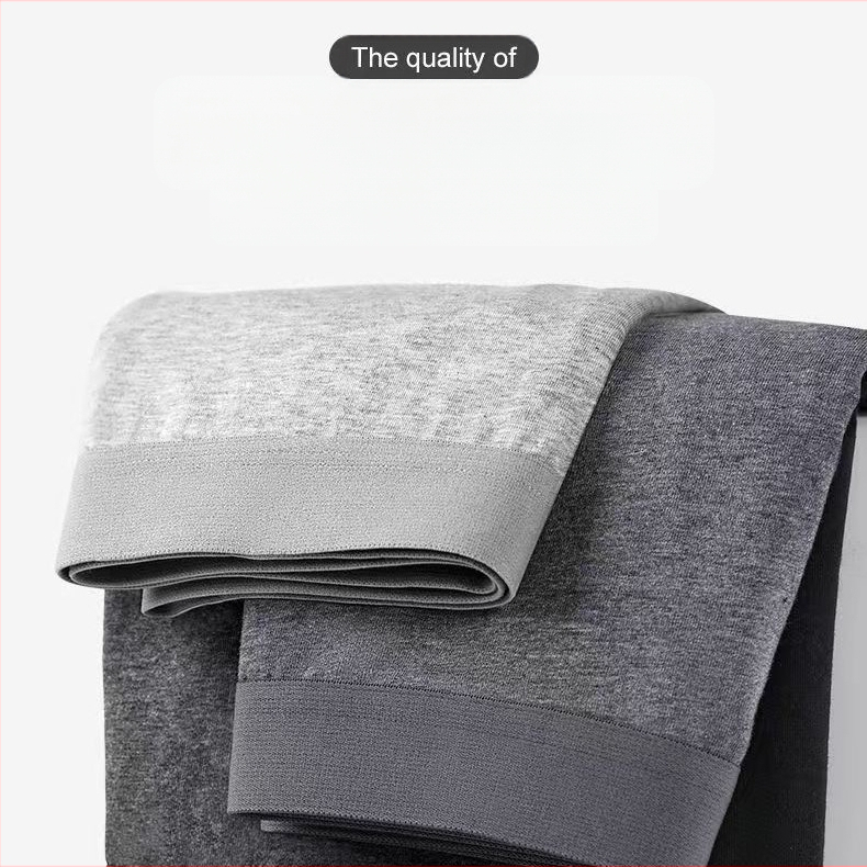 Vīriešu kokvilnas bokseršorti, antibakteriāli, elpojoši, vidējā josta, 95-100% kokvilna