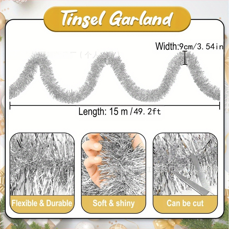 Plastmasas svētku vainags un lentas dekorēšanai, kāzām, āra lietošanai, fotorekvizītiem un mājas dekoriem