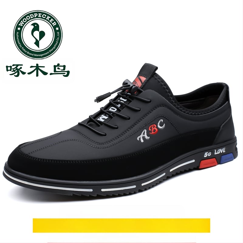 Pewter Bird Ανδρικά Παπούτσια από Δέρμα Μικροϊνών – χωρίς κορδόνια, υψηλό πάνω μέρος, μυτερό δάχτυλο, διαπνοή, καθημερινό επιχειρηματικό στυλ