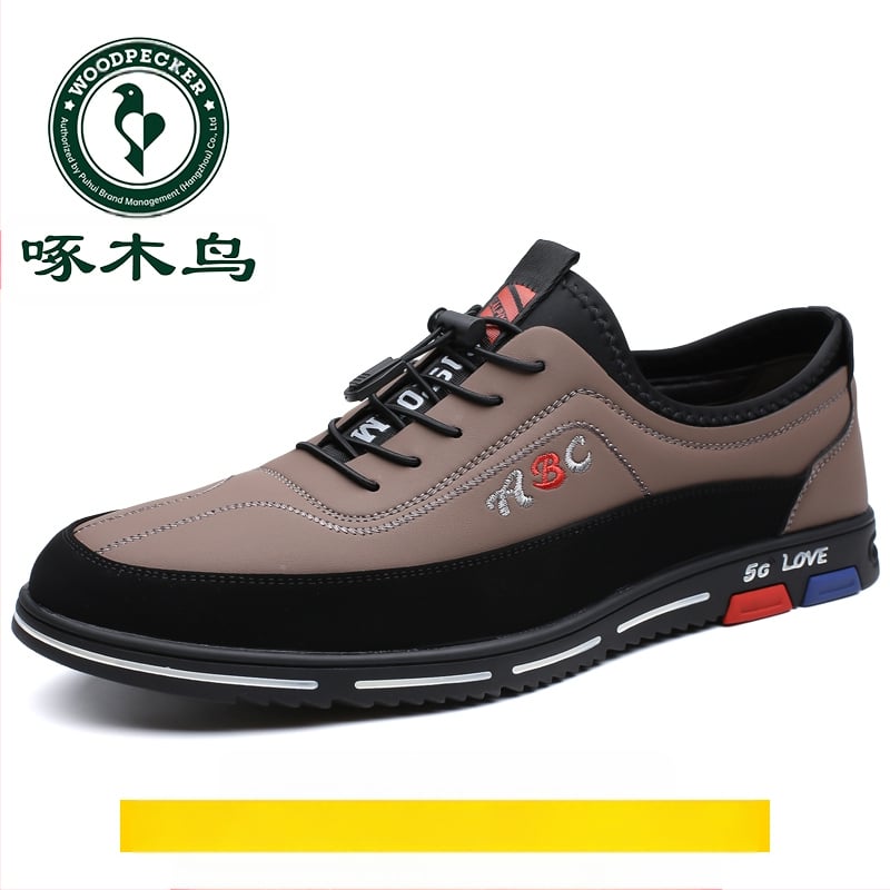 Pewter Bird Ανδρικά Παπούτσια από Δέρμα Μικροϊνών – χωρίς κορδόνια, υψηλό πάνω μέρος, μυτερό δάχτυλο, διαπνοή, καθημερινό επιχειρηματικό στυλ