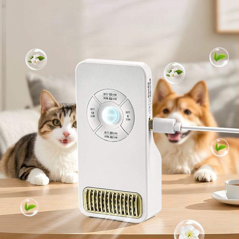 Ozonizēts gaisa attīrītājs mājas lietošanai ar dezodorizāciju un dezinfekciju – USB barošanās avots, sienas montāža, piemērots 21–30 m², troksnis < 36 dB