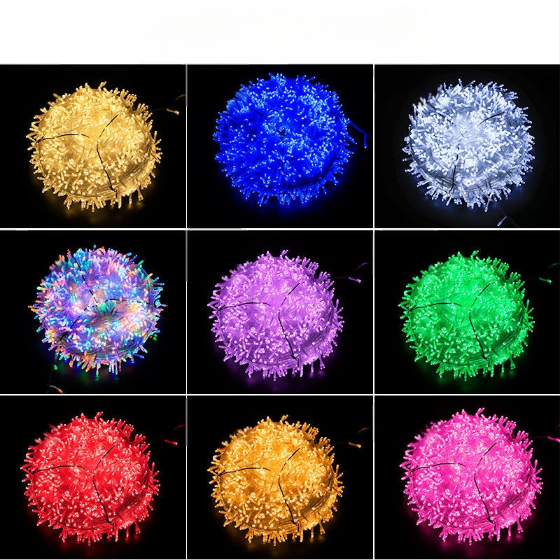 KM-S100 Solarni LED treperići niz za vanjsku upotrebu – IP65 vodootporno, upravljanje daljinskim i tipkom, snaga svjetla 6000