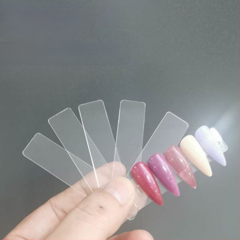 Traka za prikaz umjetnosti noktiju, magnetska, akrilna, neto težina 0,1 g, kartica boja za nokte