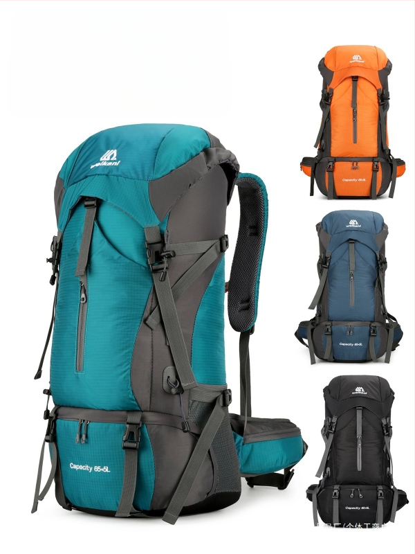 Nailona ūdensizturīga daudzfunkcionāla pārgājienu mugursoma kempingam un ceļojumiem