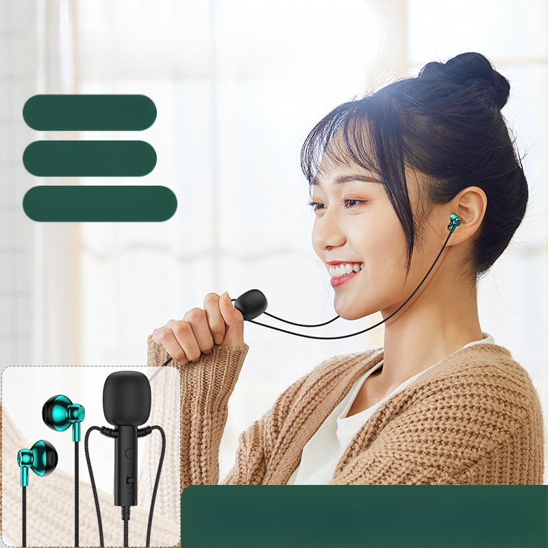 KCKZ C91 vadu Lavalier austiņas ar Type-C/3.5 mm savienojumu, 14.2 mm skaļrunis, 1.5 m kabelis, iekšējais mikrofons, 20–20000 Hz