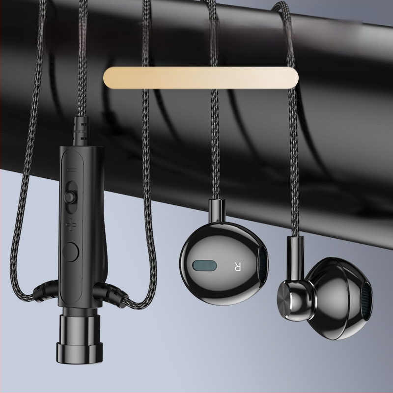 KCKZ C91 vadu Lavalier austiņas ar Type-C/3.5 mm savienojumu, 14.2 mm skaļrunis, 1.5 m kabelis, iekšējais mikrofons, 20–20000 Hz