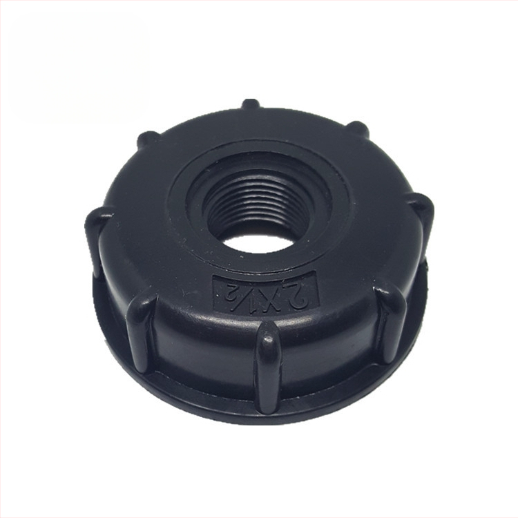 IBC tvertnes adapteris — 2 collas vītne uz 1 collas iekšējās vītnes, plastmasas savienotājs