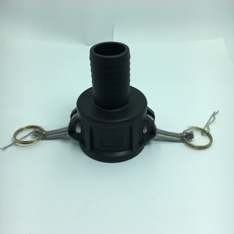 IBC tvertnes adapteris — 2 collas vītne uz 1 collas iekšējās vītnes, plastmasas savienotājs